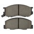 1003-0716M by MPA ELECTRICAL - Quality-Built Black Series Semi-Metallic Brake Pads w/ Hardware