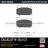 1003-0812M by MPA ELECTRICAL - Quality-Built Black Series Semi-Metallic Brake Pads w/ Hardware