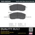 1003-0815AM by MPA ELECTRICAL - Quality-Built Black Series Semi-Metallic Brake Pads