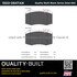 1003-0847AM by MPA ELECTRICAL - Quality-Built Black Series Semi-Metallic Brake Pads w/ Hardware