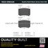 1003-0961AM by MPA ELECTRICAL - Quality-Built Black Series Semi-Metallic Brake Pads w/ Hardware