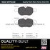 1003-0972AM by MPA ELECTRICAL - Quality-Built Black Series Semi-Metallic Brake Pads w/ Hardware