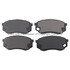 1003-0735M by MPA ELECTRICAL - Quality-Built Black Series Semi-Metallic Brake Pads w/ Hardware