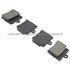 1003-0739C by MPA ELECTRICAL - Quality-Built Black Series Ceramic Brake Pads w/ Hardware