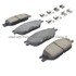 1003-0803M by MPA ELECTRICAL - Quality-Built Black Series Semi-Metallic Brake Pads w/ Hardware