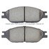 1003-0803M by MPA ELECTRICAL - Quality-Built Black Series Semi-Metallic Brake Pads w/ Hardware