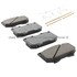 1003-0812M by MPA ELECTRICAL - Quality-Built Black Series Semi-Metallic Brake Pads w/ Hardware