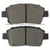 1003-0822AM by MPA ELECTRICAL - Quality-Built Black Series Semi-Metallic Brake Pads w/ Hardware