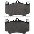 1003-0916M by MPA ELECTRICAL - Quality-Built Disc Brake Pad Set - Black Series, Semi-Metallic, with Hardware