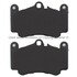 1003-0916M by MPA ELECTRICAL - Quality-Built Disc Brake Pad Set - Black Series, Semi-Metallic, with Hardware