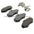 1003-0928M by MPA ELECTRICAL - Quality-Built Black Series Semi-Metallic Brake Pads w/ Hardware