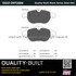 1003-0972BM by MPA ELECTRICAL - Quality-Built Black Series Semi-Metallic Brake Pads w/ Hardware