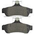 1003-1048AC by MPA ELECTRICAL - Quality-Built Disc Brake Pad Set - Black Series, Ceramic