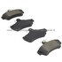 1003-1048AC by MPA ELECTRICAL - Quality-Built Disc Brake Pad Set - Black Series, Ceramic