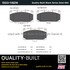 1003-1182M by MPA ELECTRICAL - Quality-Built Black Series Semi-Metallic Brake Pads w/ Hardware