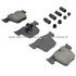 1003-1289M by MPA ELECTRICAL - Quality-Built Disc Brake Pad Set - Black Series, Semi-Metallic, with Hardware