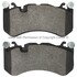 1003-1291AM by MPA ELECTRICAL - Quality-Built Black Series Semi-Metallic Brake Pads w/ Hardware