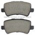 1003-1307AM by MPA ELECTRICAL - Quality-Built Black Series Semi-Metallic Brake Pads w/ Hardware