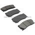 1003-1355M by MPA ELECTRICAL - Quality-Built Black Series Semi-Metallic Brake Pads w/ Hardware