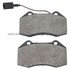 1003-1379AM by MPA ELECTRICAL - Quality-Built Black Series Semi-Metallic Brake Pads w/ Hardware