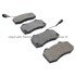 1003-1379AM by MPA ELECTRICAL - Quality-Built Black Series Semi-Metallic Brake Pads w/ Hardware