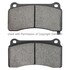 1003-1383M by MPA ELECTRICAL - Quality-Built Disc Brake Pad Set - Black Series, Semi-Metallic, with Hardware