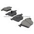 1003-1443M by MPA ELECTRICAL - Quality-Built Black Series Semi-Metallic Brake Pads w/ Hardware