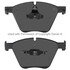 1003-1443M by MPA ELECTRICAL - Quality-Built Black Series Semi-Metallic Brake Pads w/ Hardware