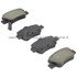 1003-1572C by MPA ELECTRICAL - Quality-Built Disc Brake Pad Set - Black Series, Ceramic