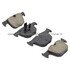 1003-1610M by MPA ELECTRICAL - Quality-Built Black Series Semi-Metallic Brake Pads w/ Hardware