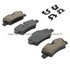 1003-1800M by MPA ELECTRICAL - Quality-Built Black Series Semi-Metallic Brake Pads w/ Hardware