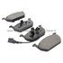 1003-1968M by MPA ELECTRICAL - Quality-Built Black Series Semi-Metallic Brake Pads