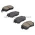 1003-2038C by MPA ELECTRICAL - Quality-Built Disc Brake Pad Set - Black Series, Ceramic