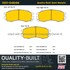 1001-0484M by MPA ELECTRICAL - Quality-Built Premium Semi-Metallic Brake Pads w/ Hardware