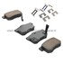 1001-0537BC by MPA ELECTRICAL - Quality-Built Premium Ceramic Brake Pads w/ Hardware