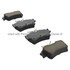 1001-0627AC by MPA ELECTRICAL - Quality-Built Premium Ceramic Brake Pads w/ Hardware