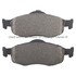 1001-0648C by MPA ELECTRICAL - Quality-Built Premium Ceramic Brake Pads w/ Hardware