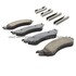 1001-0702AC by MPA ELECTRICAL - Quality-Built Premium Ceramic Brake Pads w/ Hardware