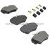 1001-0720M by MPA ELECTRICAL - Quality-Built Premium Semi-Metallic Brake Pads w/ Hardware