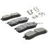 1001-0754M by MPA ELECTRICAL - Quality-Built Premium Semi-Metallic Brake Pads w/ Hardware