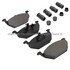 1001-0768M by MPA ELECTRICAL - Quality-Built Premium Disc Brake Pad Set - Semi-Metallic, with Hardware