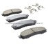 1001-0833AC by MPA ELECTRICAL - Quality-Built Premium Ceramic Brake Pads w/ Hardware