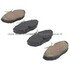 1001-0806M by MPA ELECTRICAL - Quality-Built Premium Semi-Metallic Brake Pads