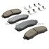 1001-0833M by MPA ELECTRICAL - Quality-Built Premium Semi-Metallic Brake Pads w/ Hardware