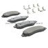 1001-0962C by MPA ELECTRICAL - Quality-Built Premium Ceramic Brake Pads w/ Hardware