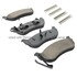 1001-0981M by MPA ELECTRICAL - Quality-Built Premium Semi-Metallic Brake Pads w/ Hardware