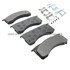 1001-1032M by MPA ELECTRICAL - Quality-Built Premium Disc Brake Pad Set - Semi-Metallic, with Hardware