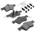 1001-1047CC by MPA ELECTRICAL - Quality-Built Premium Ceramic Brake Pads w/ Hardware