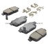 1001-1103M by MPA ELECTRICAL - Quality-Built Premium Semi-Metallic Brake Pads w/ Hardware