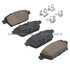 1001-1161M by MPA ELECTRICAL - Quality-Built Premium Semi-Metallic Brake Pads w/ Hardware